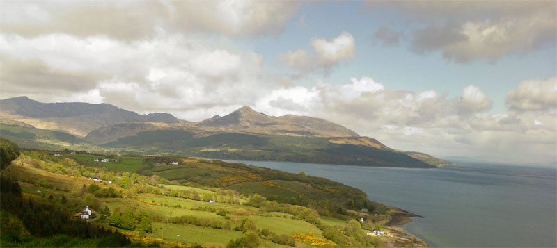 Arran from Claughland Hills