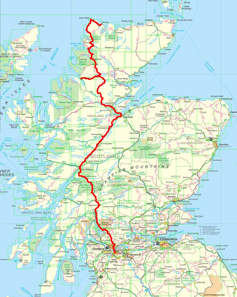 Long Walk Map