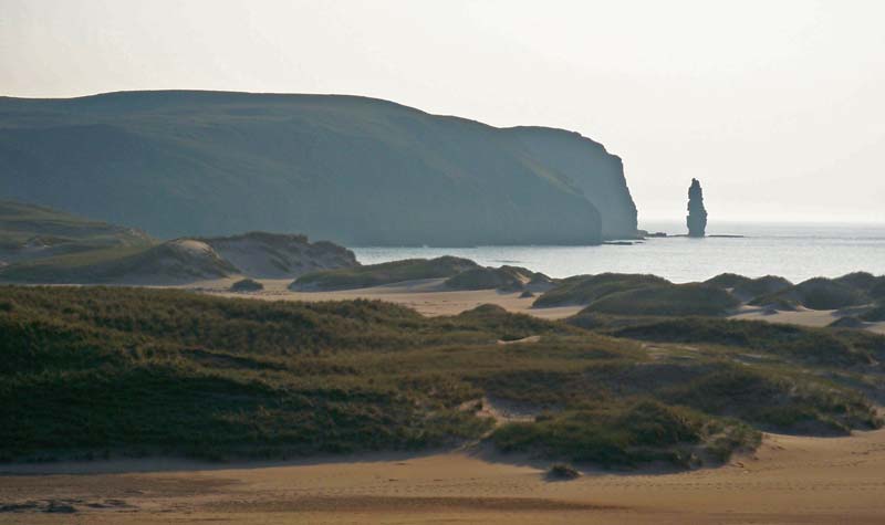 Cliffs and stack